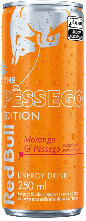Red Bull Pêssego - Lata 250ml
