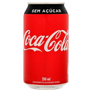Coca-Cola Lata sem Açúcar - Lata 350ml
